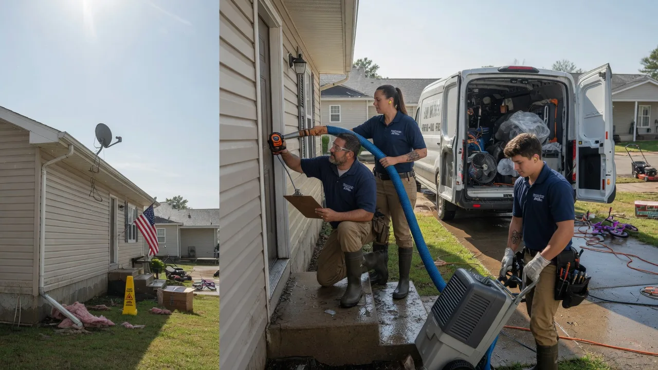 Ceiling Water Damage Restoration in Athens, OH near me
